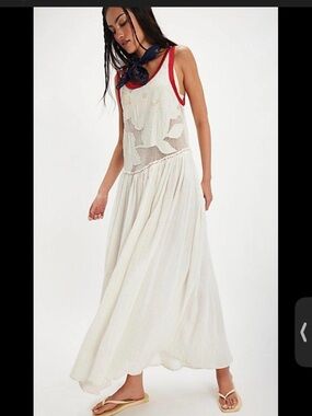 NWOT Free People Pearl Floral Maxi